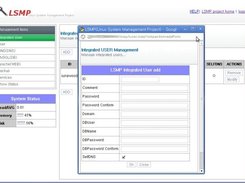 WEB-LSMP Integrated user management