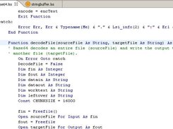 LotusScript text editor