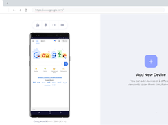 Provide the testing URL in the address bar and hit Enter.
