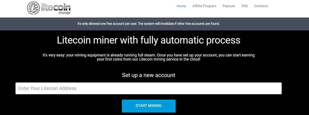 LTCMiner Screenshot 1