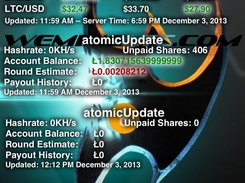 The bottom 2 iWidgets are the LTCMinerIwidget (WeMineLTC and Give-Me-Coins).