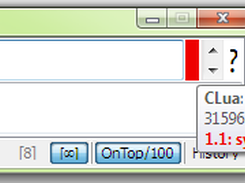 CLua syntax error handling by pointing red rectangle.