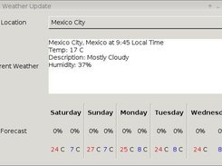Weather Update Demo