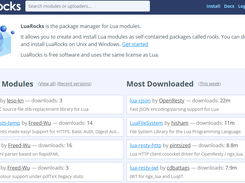 LuaRocks Screenshot 1