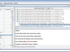 Index browsing, small and large contexts