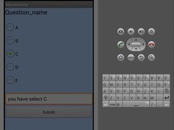 Android: Student Answer View
