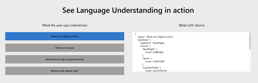 LUIS Screenshot 1