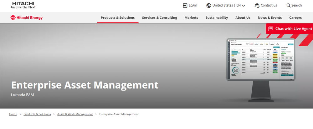 Lumada EAM Screenshot 1