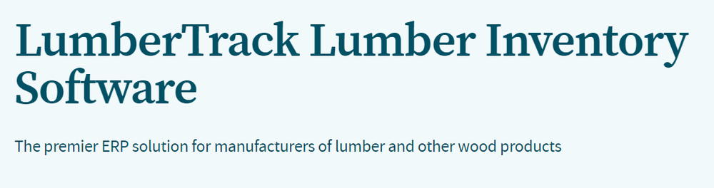 LumberTrack Screenshot 1