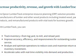 Epicor LumberTrack Screenshot 1