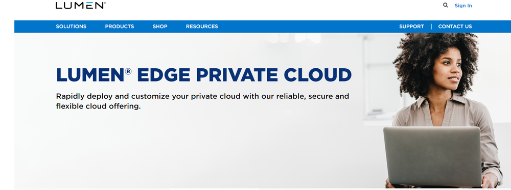 Lumen Edge Private Cloud Screenshot 1