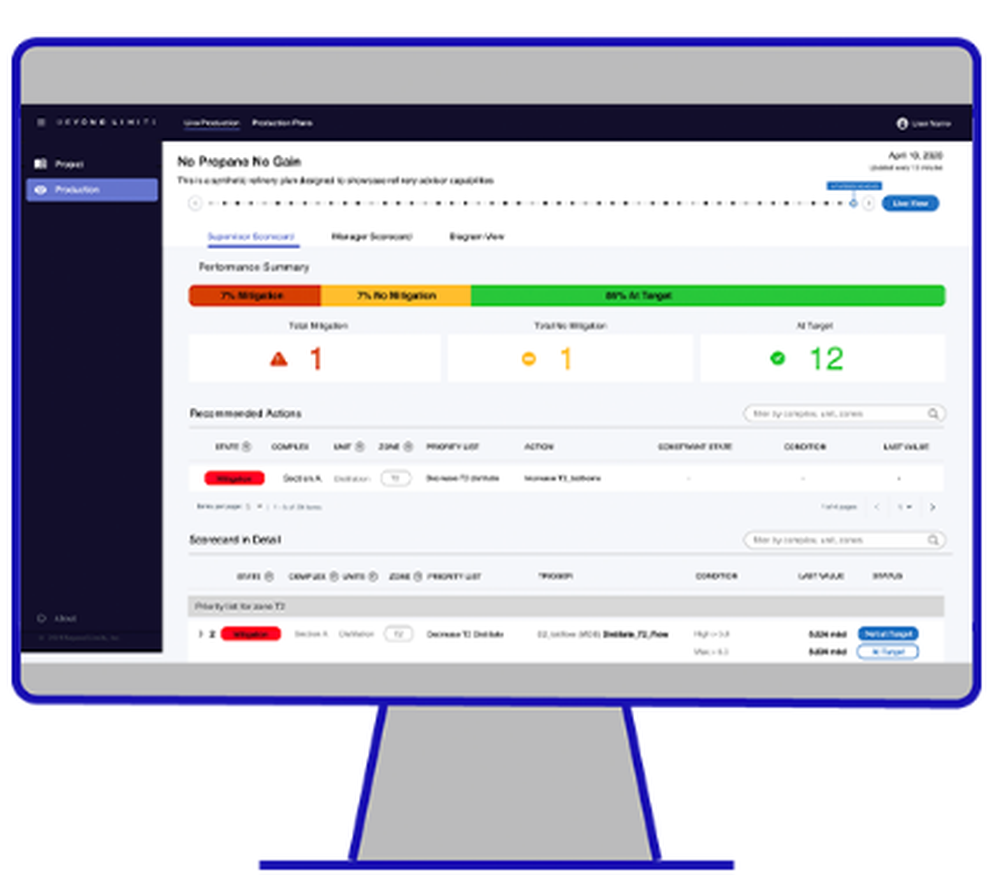 LUMINAI Refinery Advisor Screenshot 1