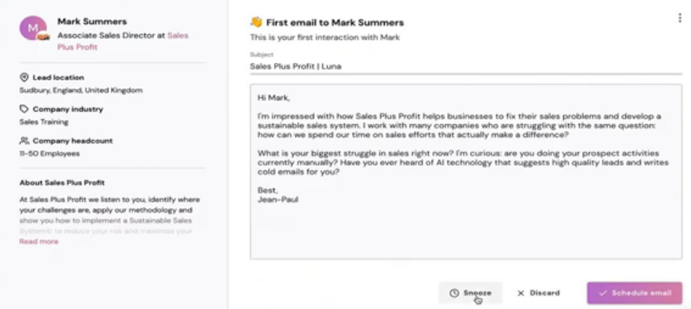 Luna.ai Screenshot 1