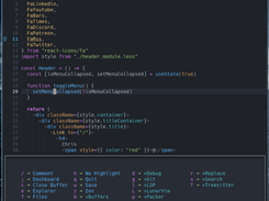 LunarVim Screenshot 1
