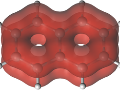 naphtalene electron density