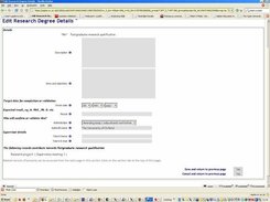 Record research project