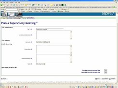 Plan a supervisory meeting