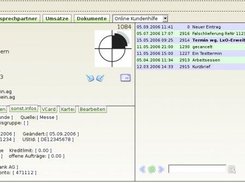 CRM->Kunden Stammdatenansicht