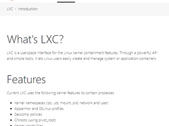 LXC Screenshot 1