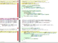 4-Highlighted differences between two versions of a file