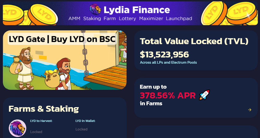 Lydia Finance Screenshot 1