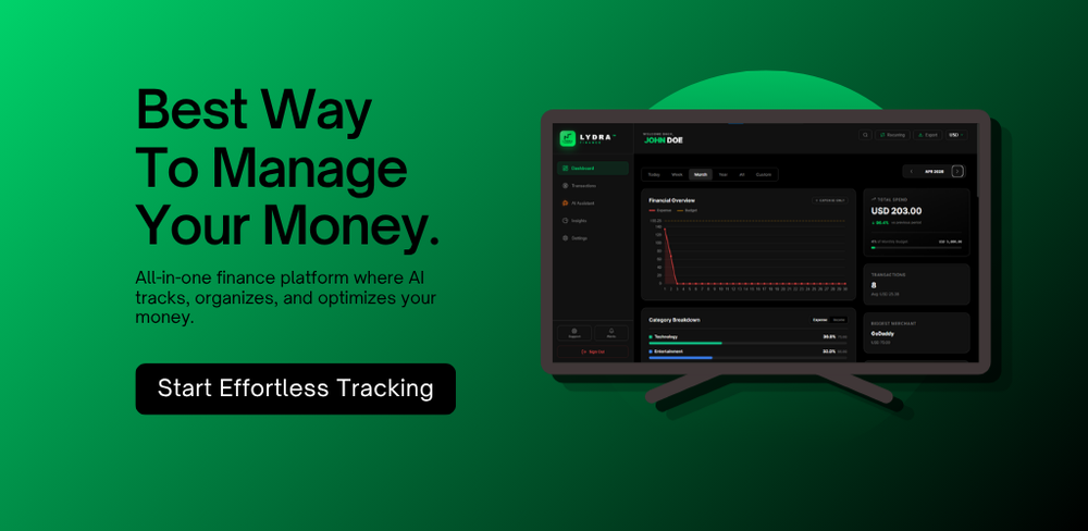 LYDRA Finance Screenshot 1