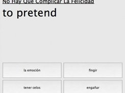 Drillbit on MacX - Running a sample Spanish Quiz