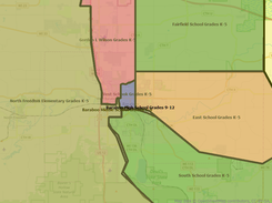 Attendance area maps and statistics