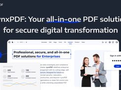 LynxPDF: All-in-one PDF solution for enterprises