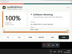 LyraBrightness Screenshot 2