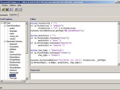 [Metamodel Engine Editor 2.2] Card Editor and Scripting