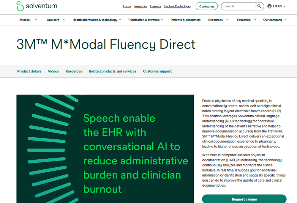 3M M*Modal Fluency Direct Screenshot 1