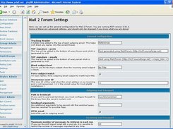 General settings admin panel