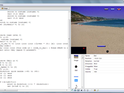 UI while editing a sprite's scripts