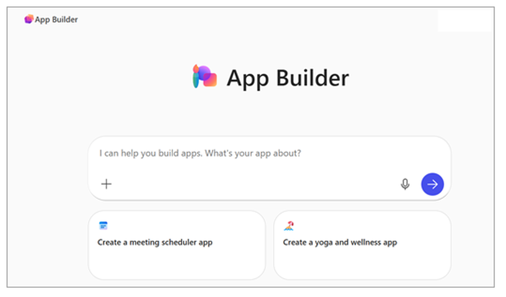 Microsoft 365 Copilot App Builder Screenshot 1