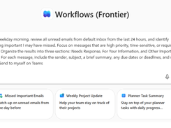 Microsoft 365 Copilot Workflows Screenshot 1