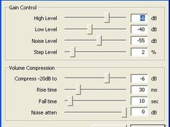 Volume Compression Dialog