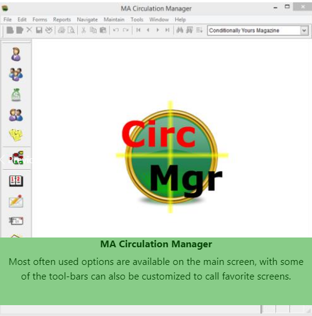 MA Circulation Manager Screenshot 1