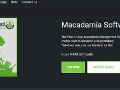 Macadamia Management Software Screenshot 1