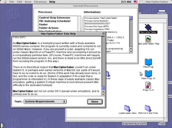 MacCipherSaber under MacOS 9.0.4.