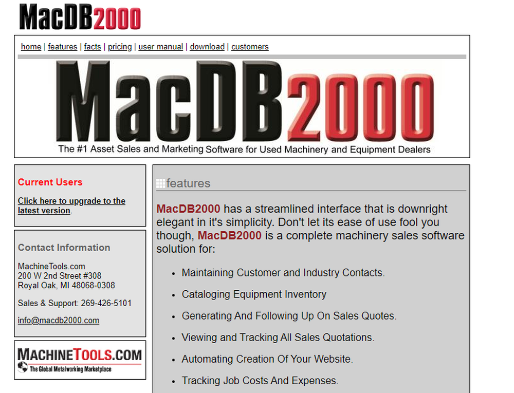 MacDB2000 Screenshot 1