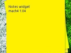 The notes widget. write anything and it will save it automatically.