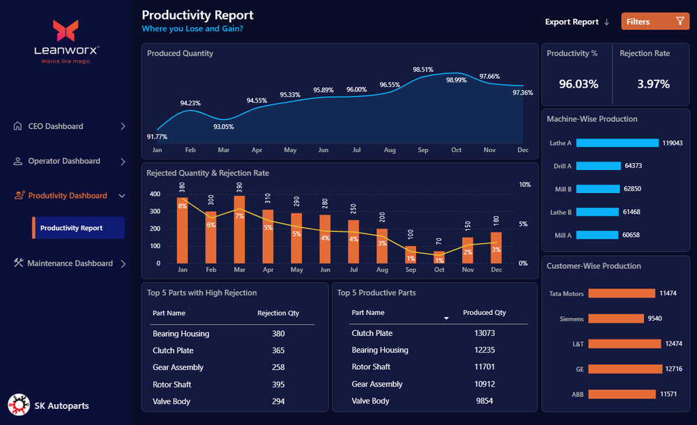 Productivity Report