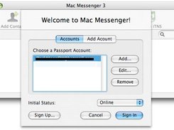 The Sign In window under OS X