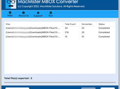 MacMister MBOX Converter Screenshot 1