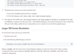 macOS VirtualBox VM Instructions Screenshot 1