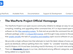 MacPorts Screenshot 1