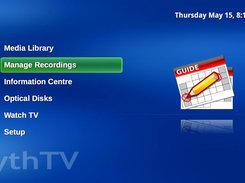 MythCentre-wide theme, MainMenu