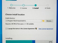 Lightweight installer - sets up in under 30 seconds on Windows 10 and 11