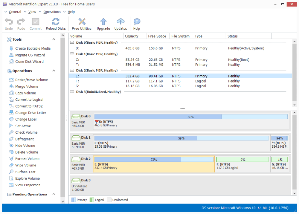 Macrorit Partition Expert Free Screenshot 1